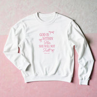 Load image into Gallery viewer, God is Within Her Comfy Sweatshirt