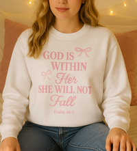 Load image into Gallery viewer, God is Within Her Comfy Sweatshirt